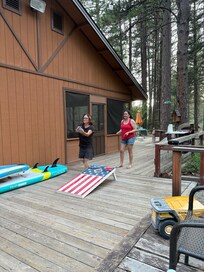 Played corn hole.