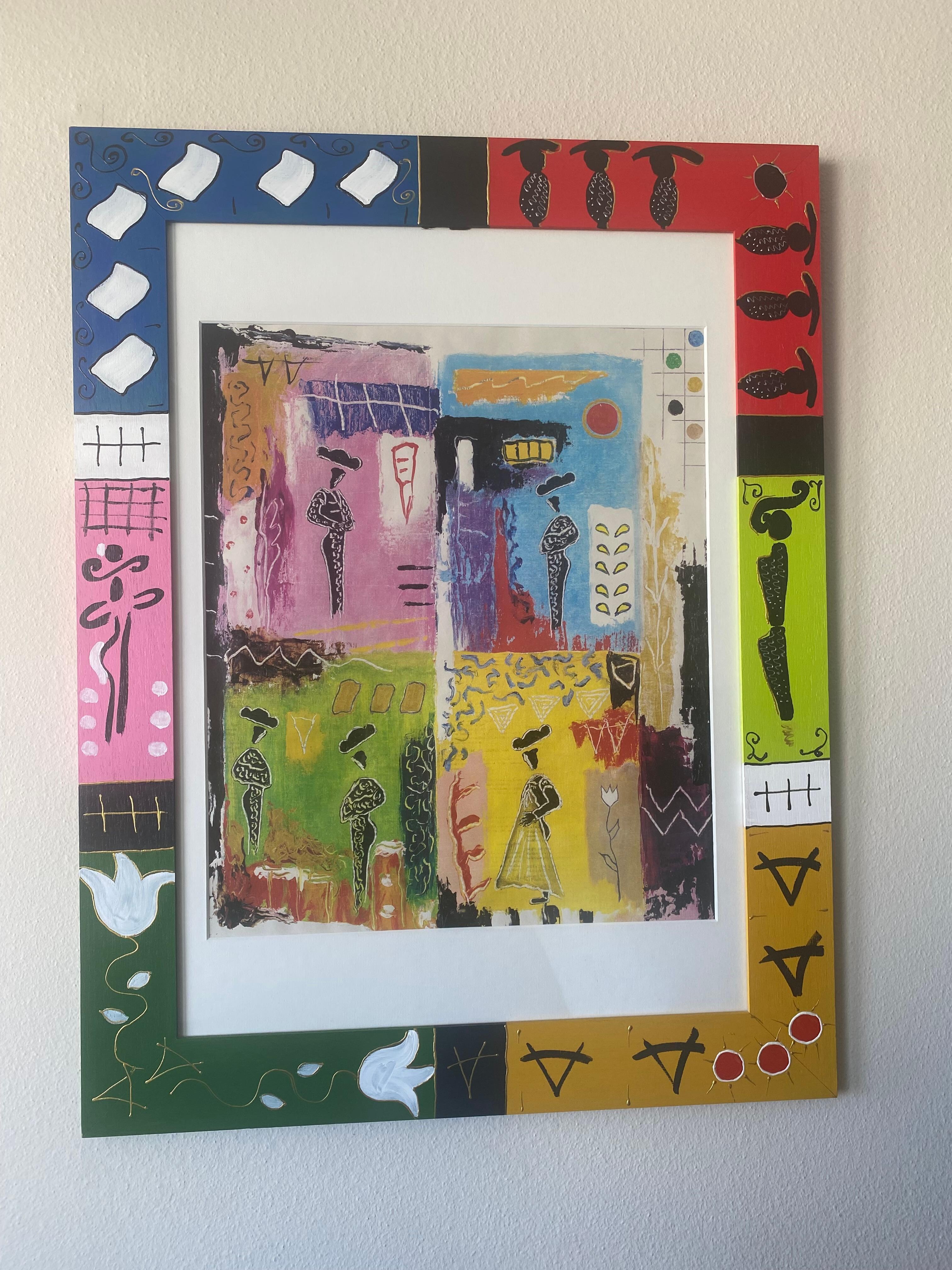 A nice painting in the room