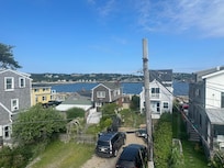 View from roof deck looking at the beaches of Rockport