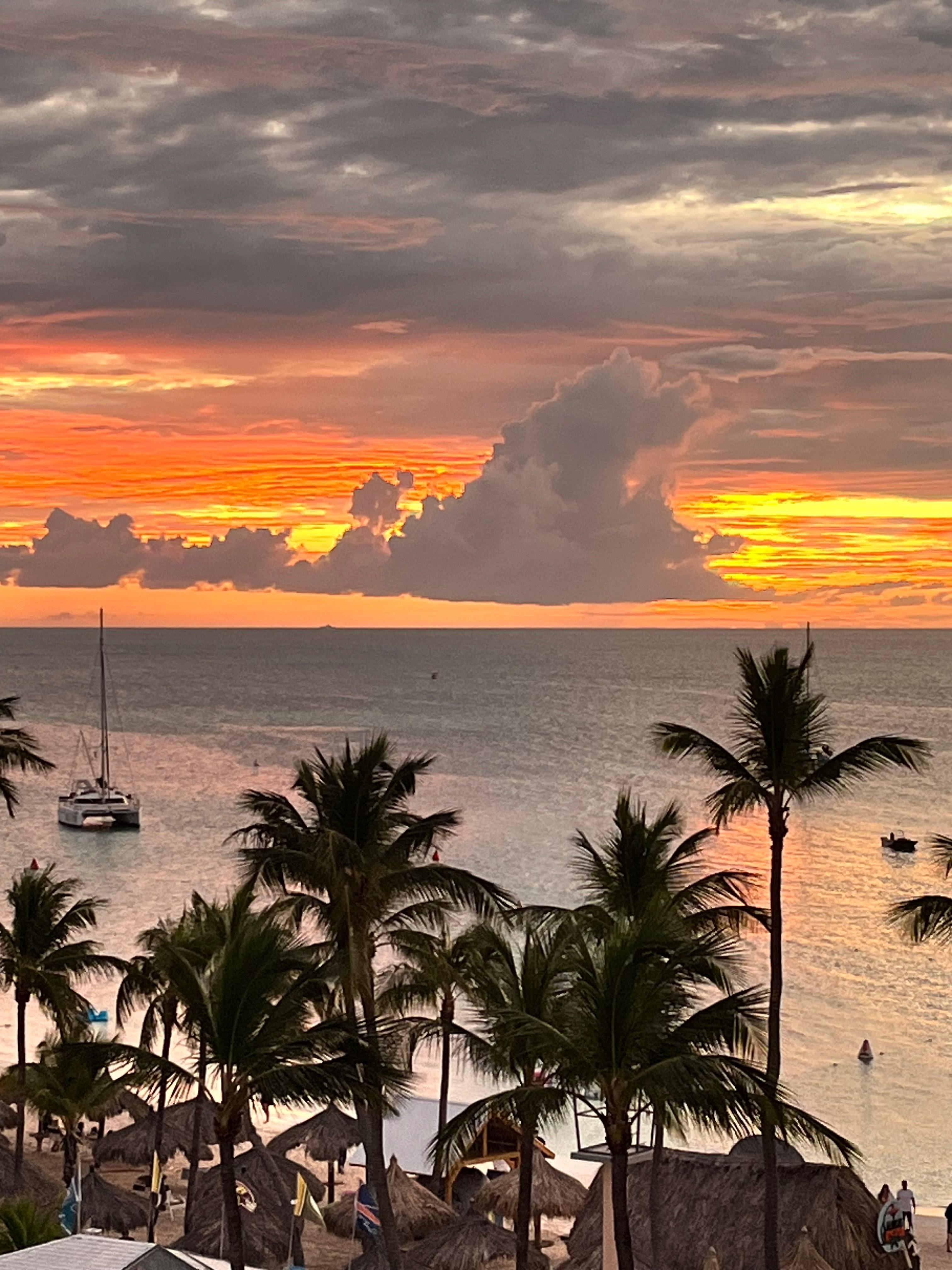 Sunset from HI beach