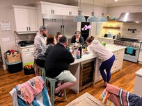 Kitchen, a favourite gathering spot.