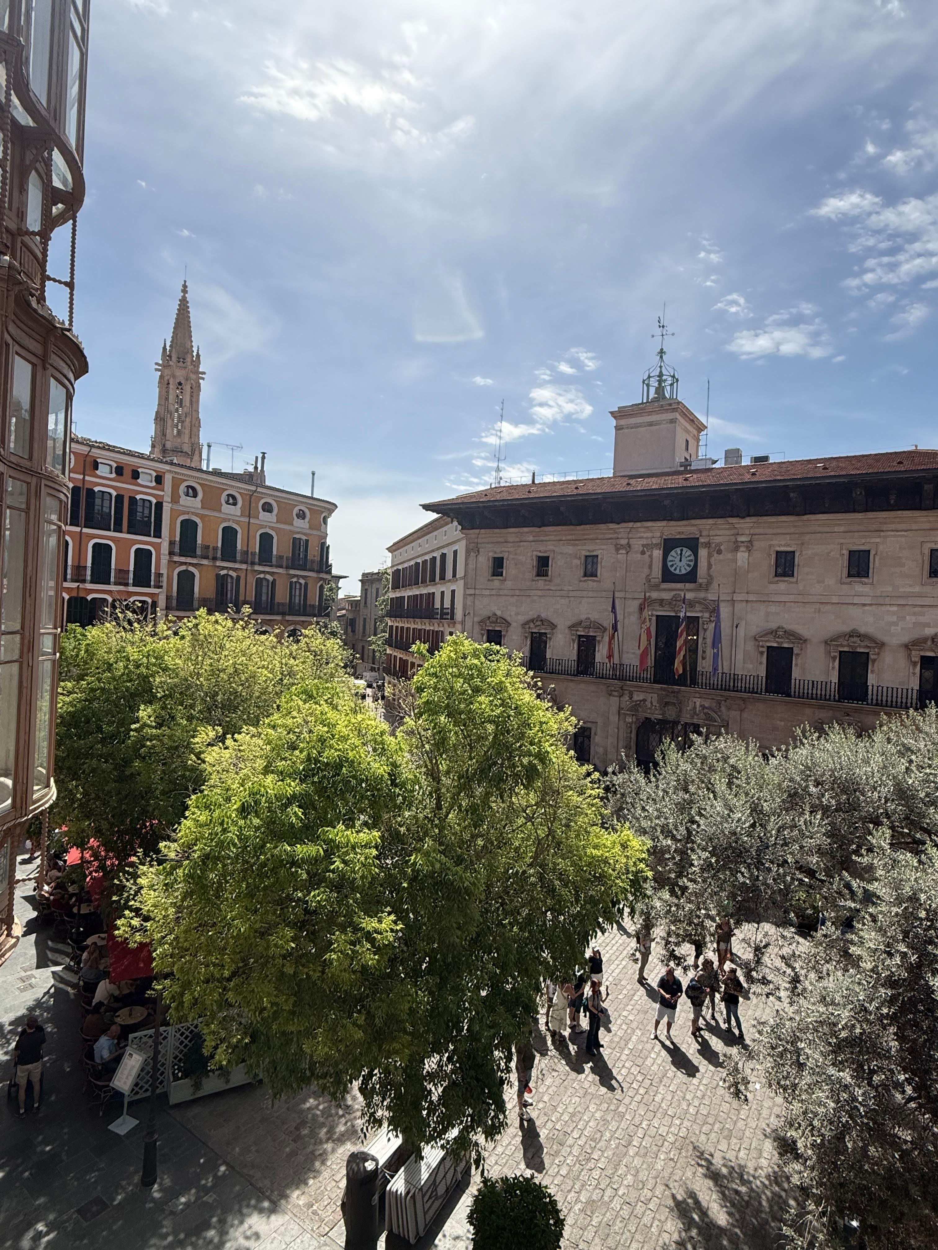 The view from our balcony