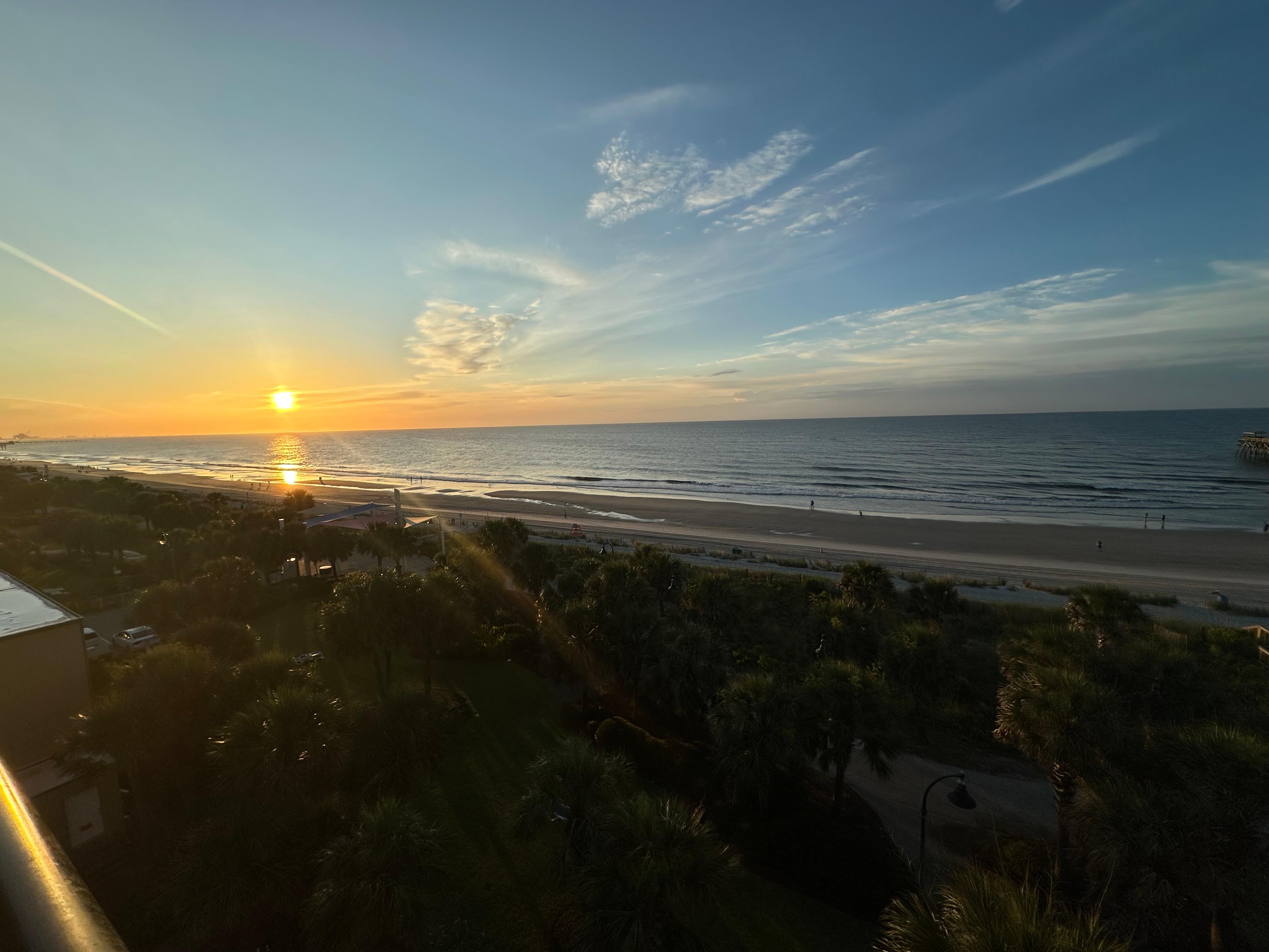 Great balcony view