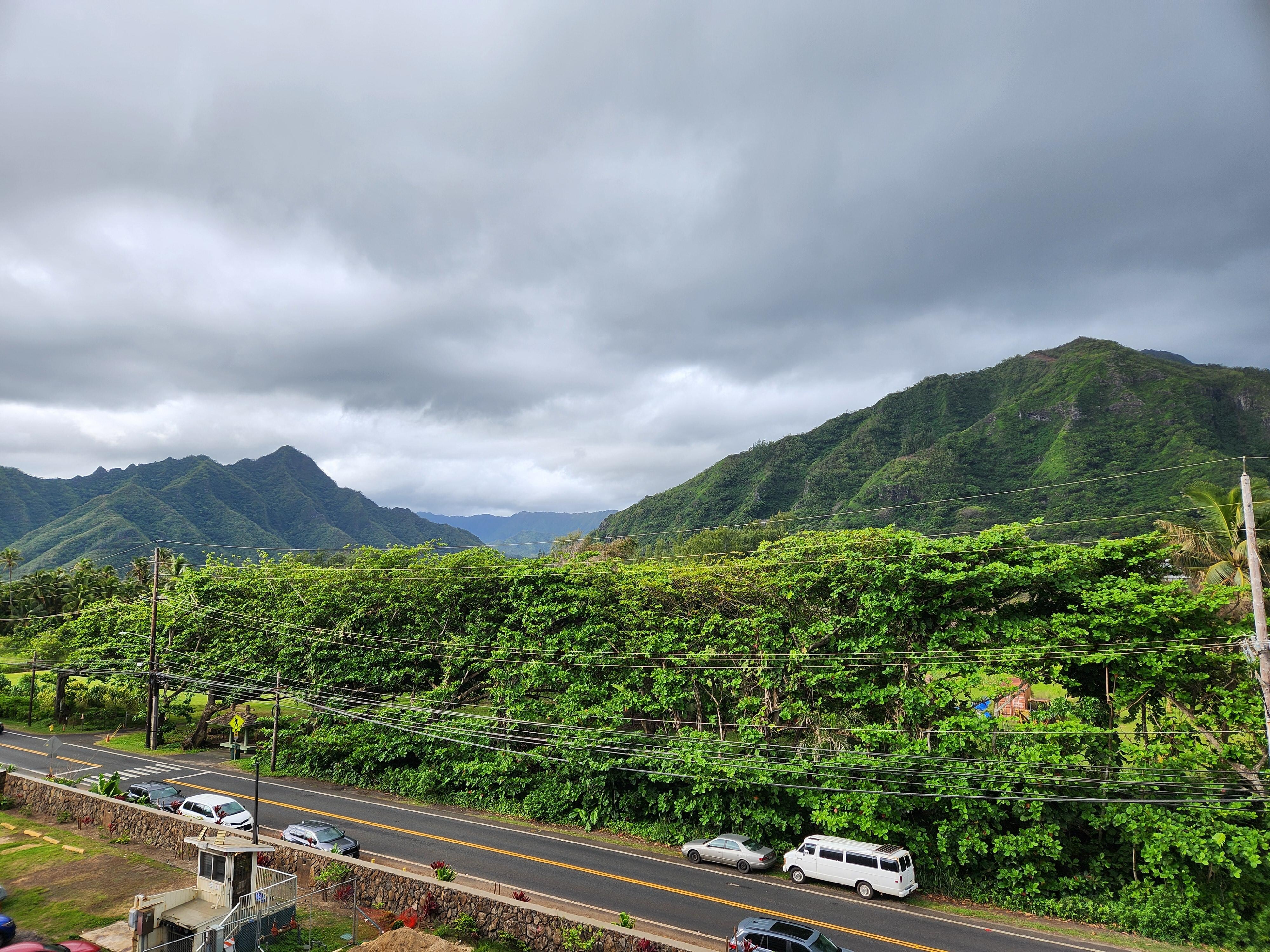 View from entrance to condo