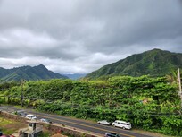 View from entrance to condo