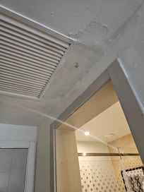 This is above the bath room door
