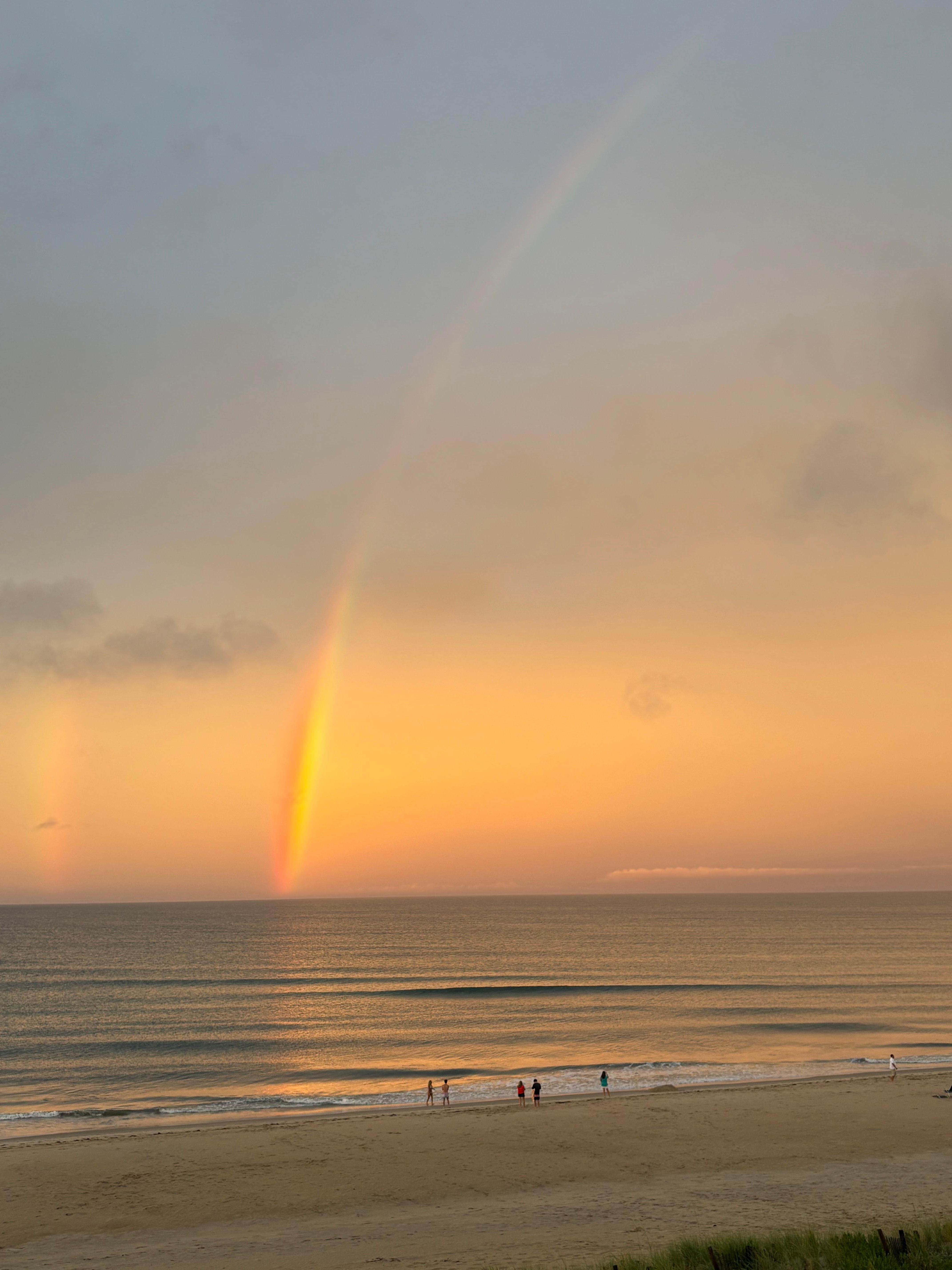 Rainbow from balcony