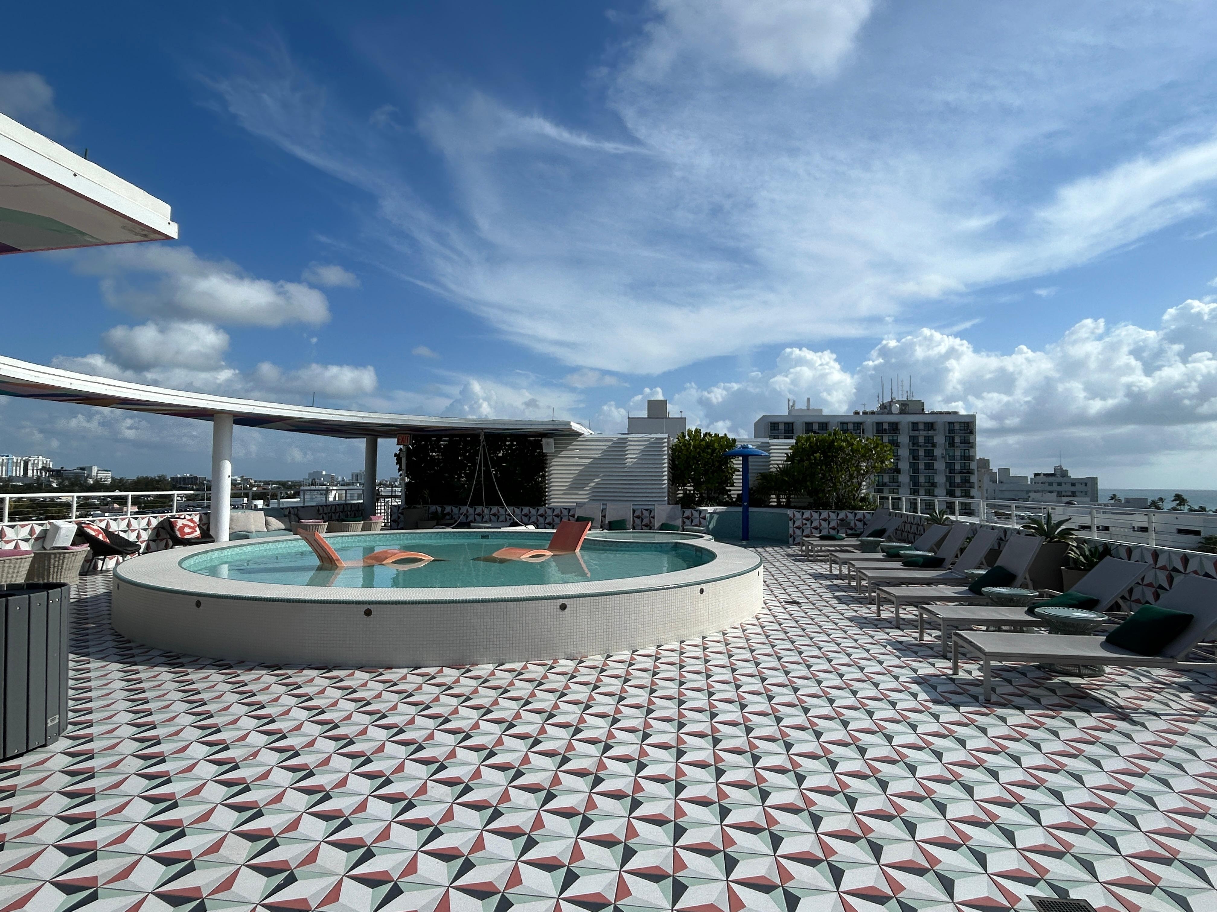 Pool auf Dach