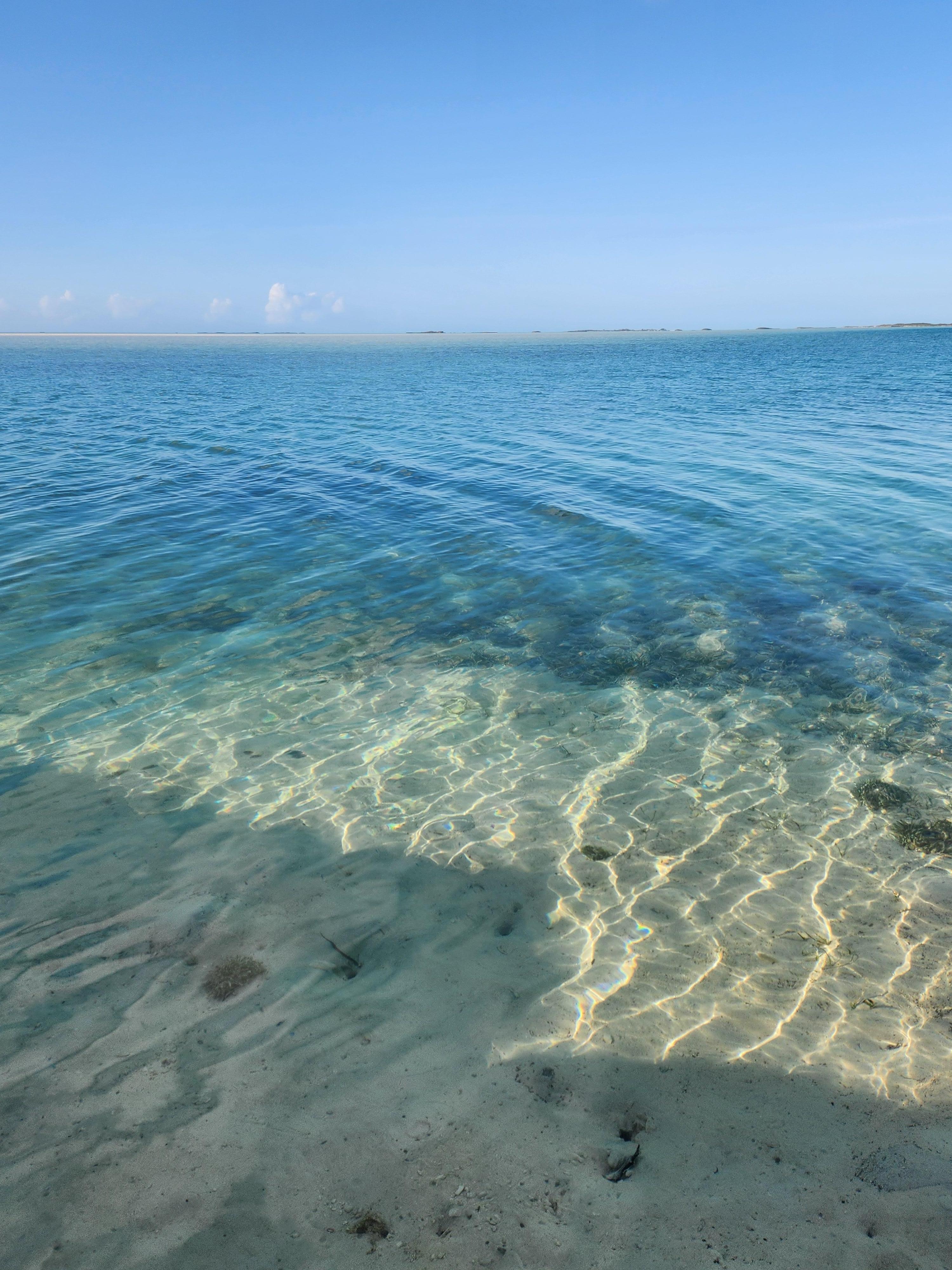 Water in front of house