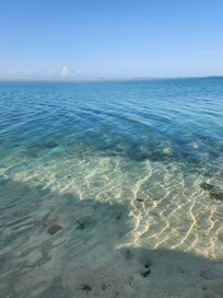 Water in front of house