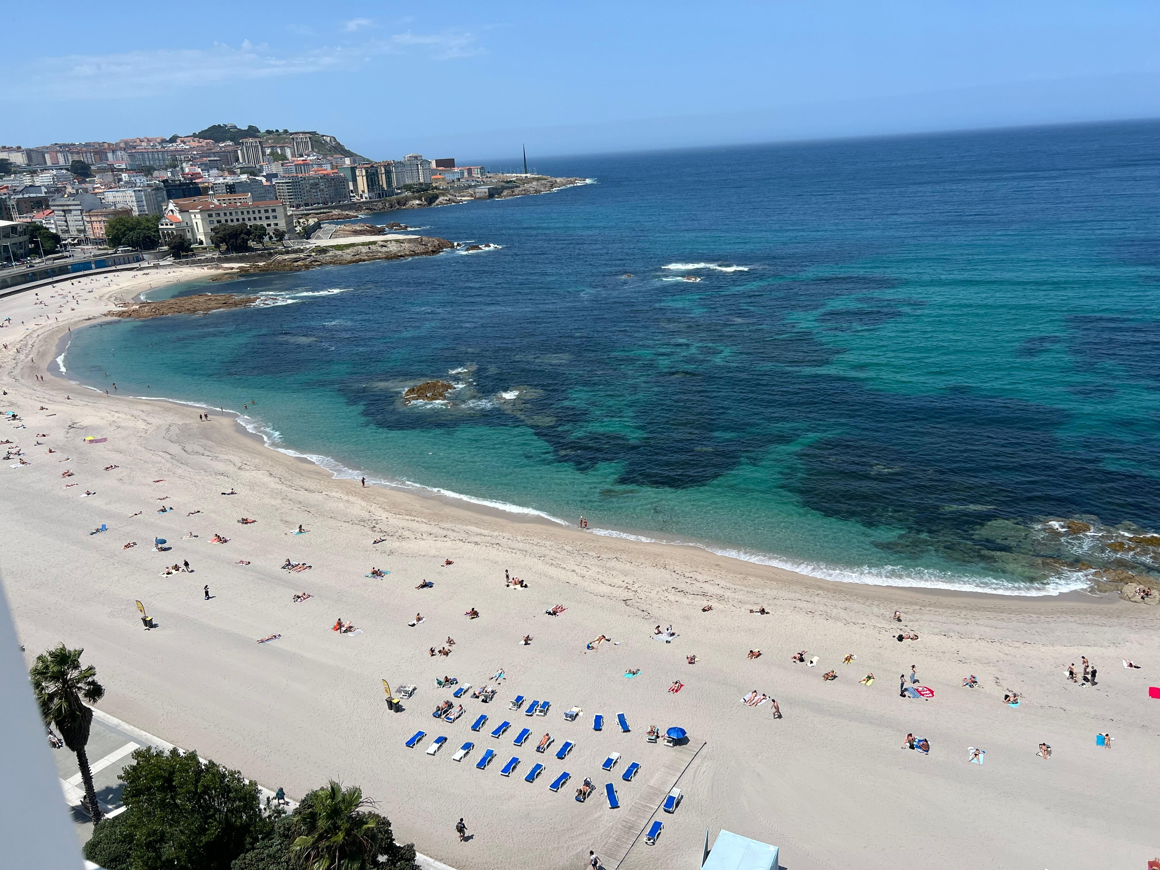 View from Hotel Riazor