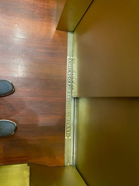 One of the N tower elevators was originally a little narrow and has been modded to be wheelchair-accessible.