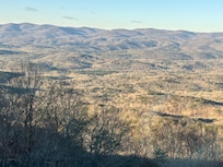 Daylight view of mountains.