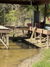 Boat slip I was supposed to put my 19 foot bass boat…..hmmmmm…NO!