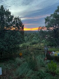 The morning view from the porch
