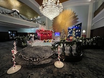 giant gingerbread display