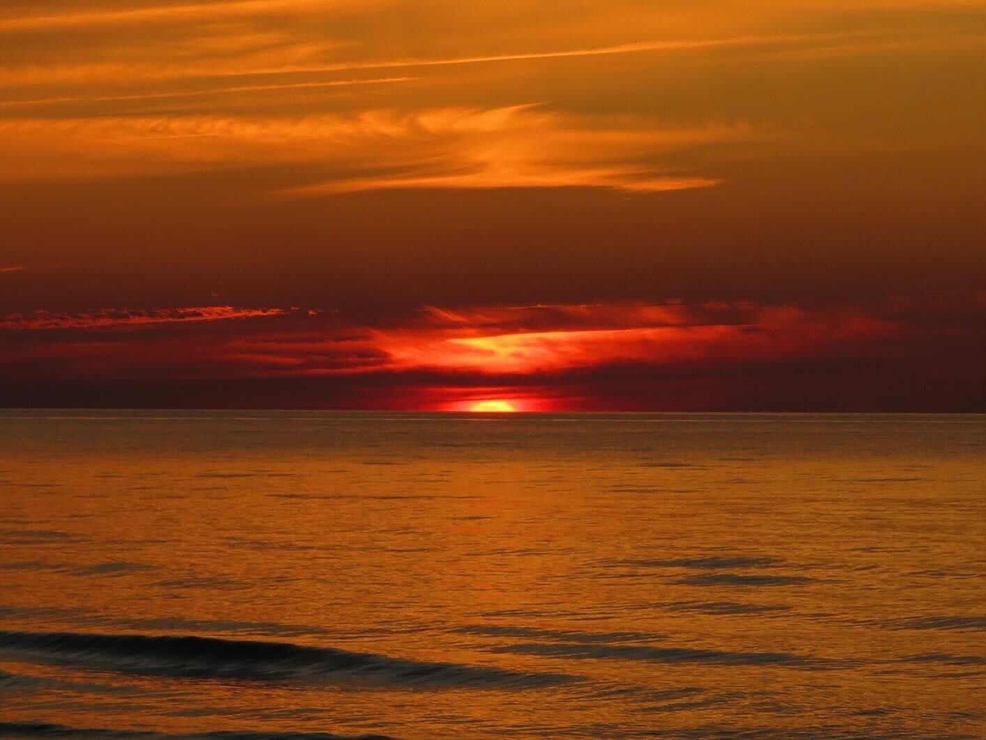 Sunset at local beach 