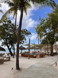 The beach