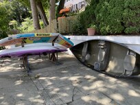 They have a canoe and kayaks!