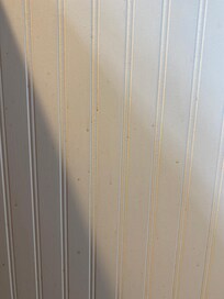 Entire home had unknown dirt splatter and sticky substance throughout the house