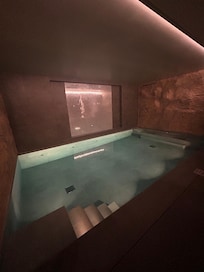 Pool heated to perfect temperature