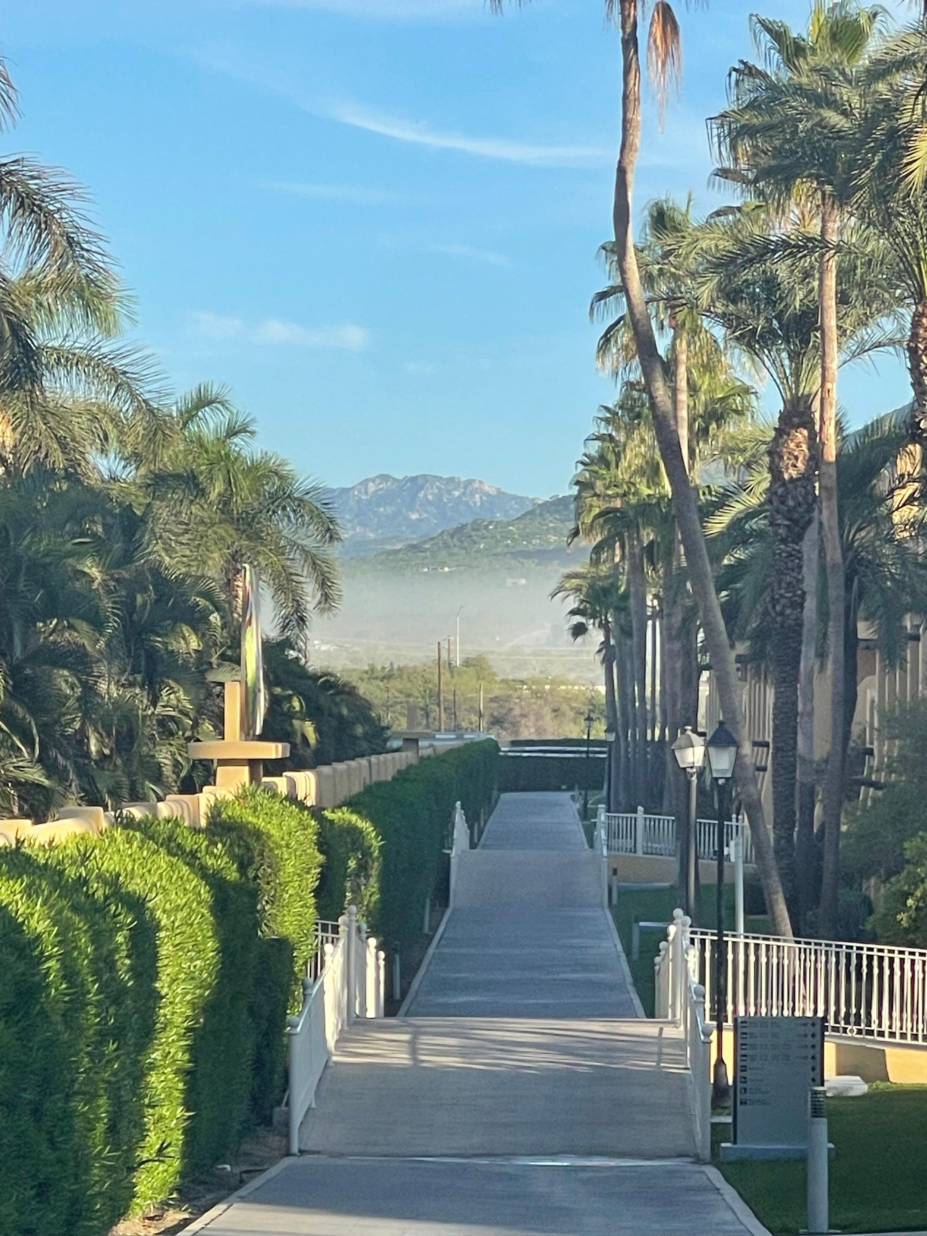 Views walking to breakfast 