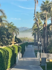 Views walking to breakfast