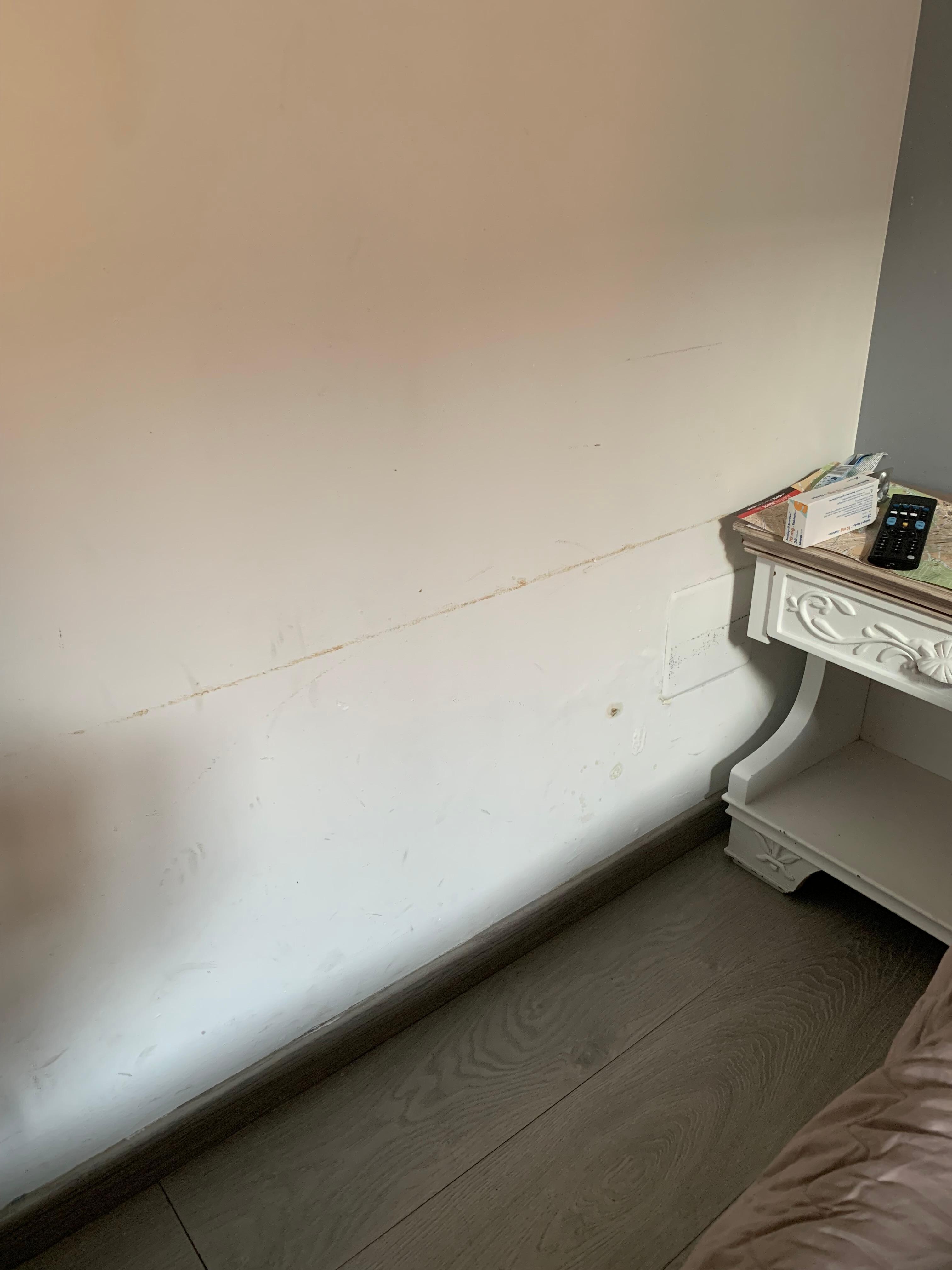 Wände im Zimmer 