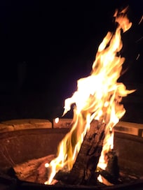 My Favorite part of the property, the fire pit.