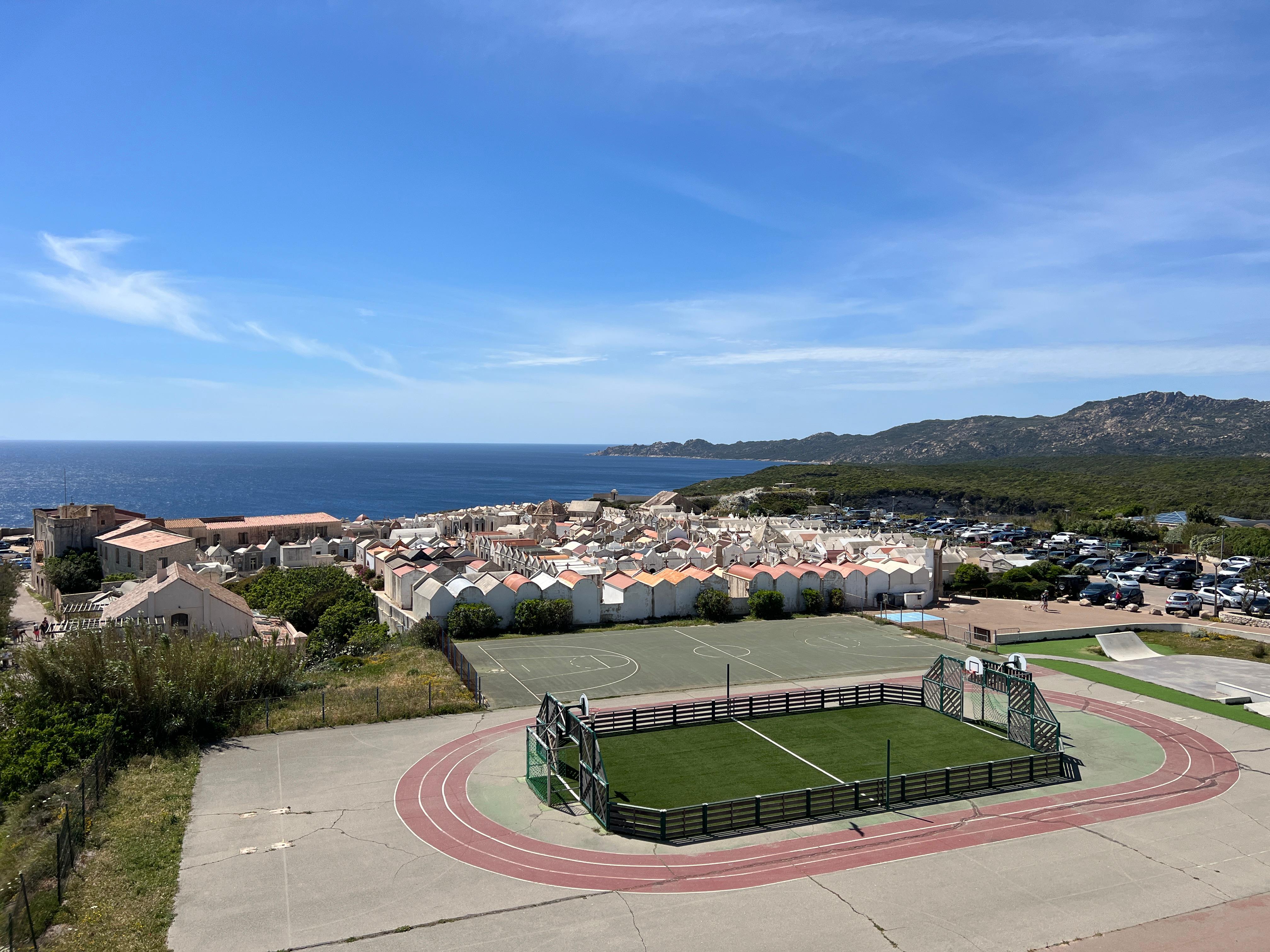 View from
Balcony toward Cimitière Marin de Bonifacio