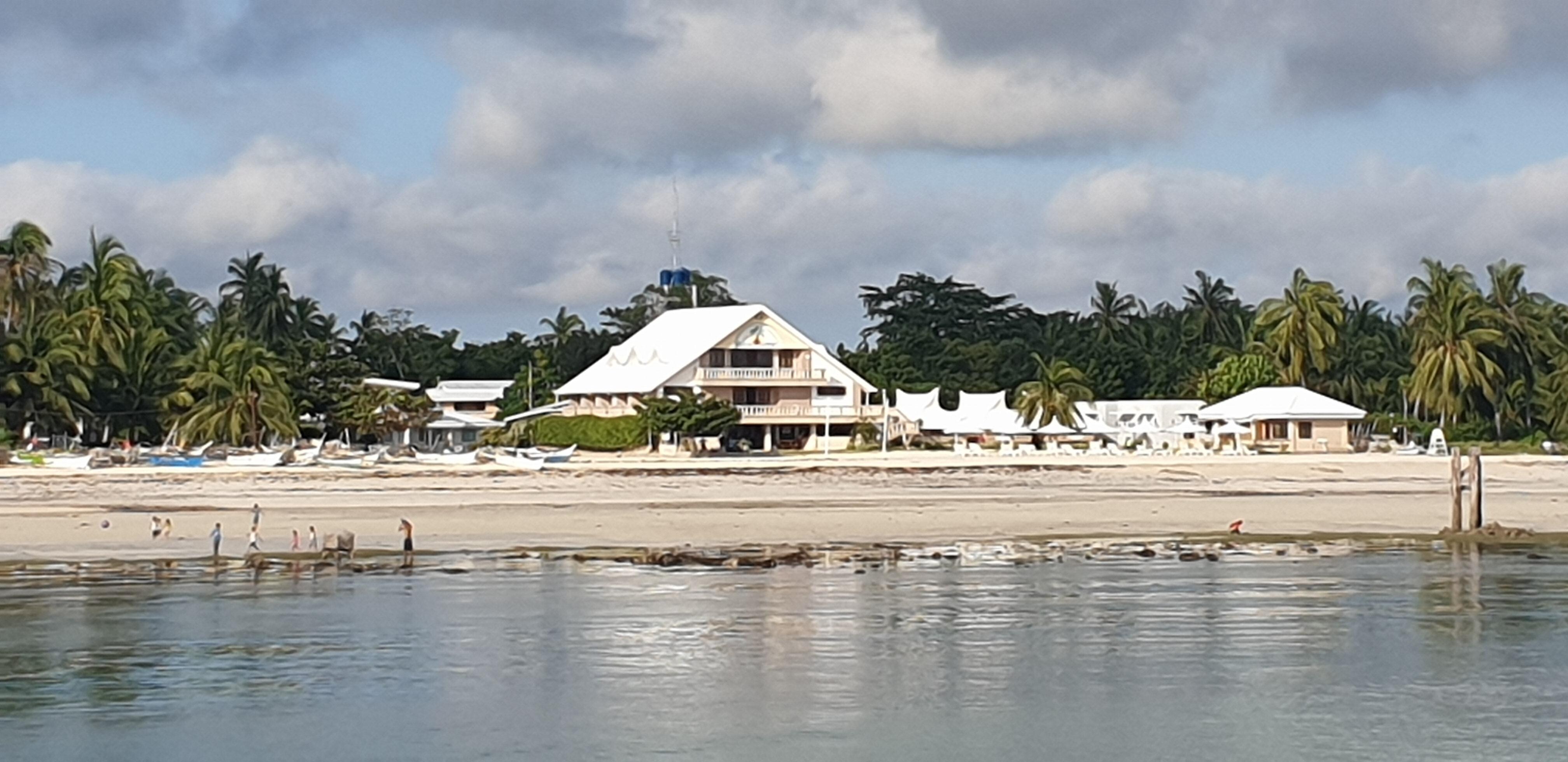 Hotel view from the boat