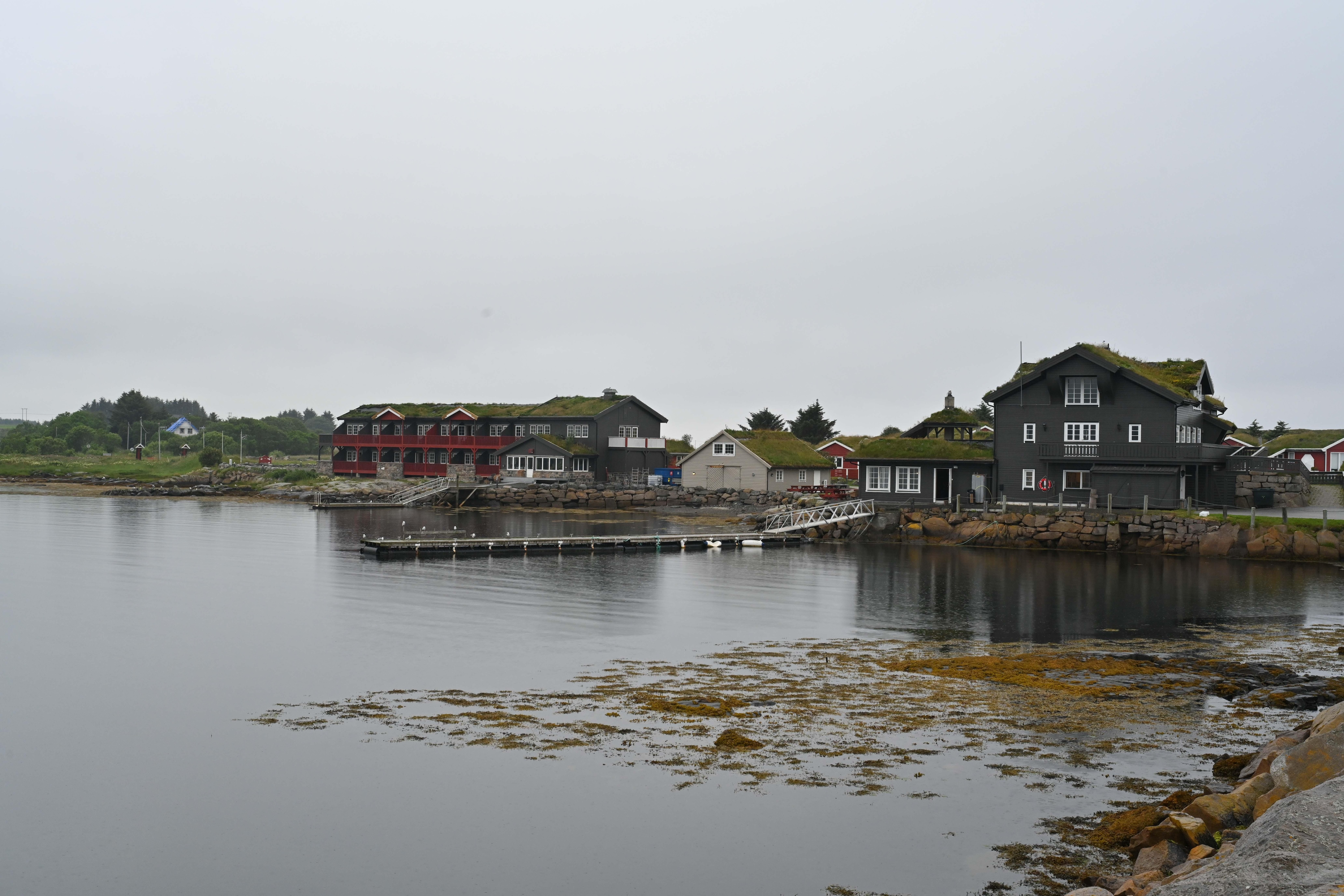 Main building from the pier