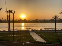 por do sol visto do hotel