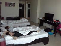 große Zimmer
große Betten