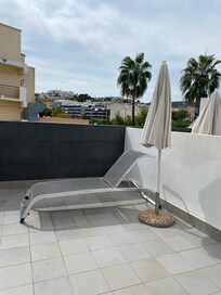 The terrace