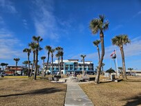 View from the park out front