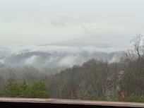 Seeing the Smokey Mountains on a raining day was also beautiful!