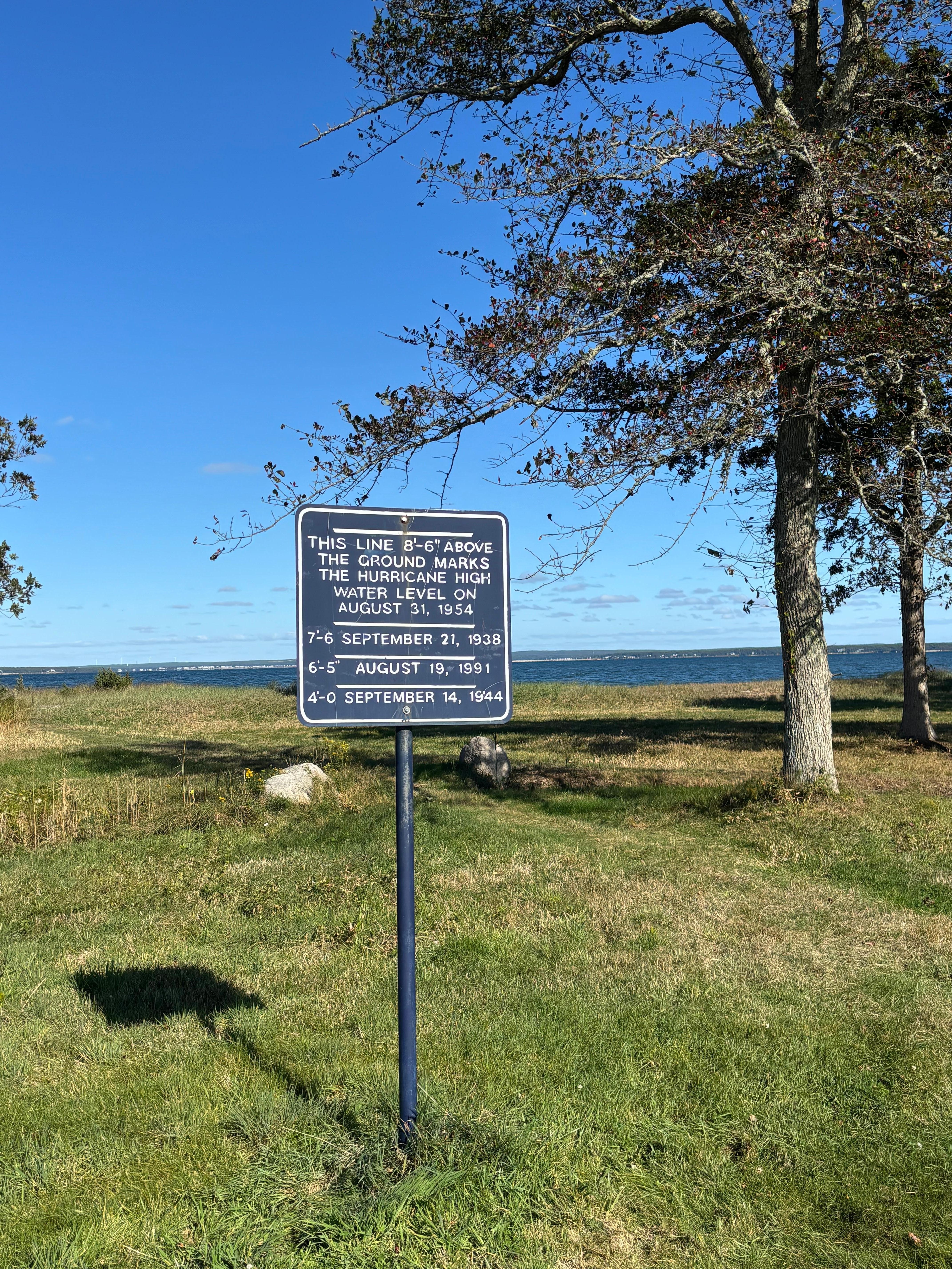 History of hurricanes and water levels