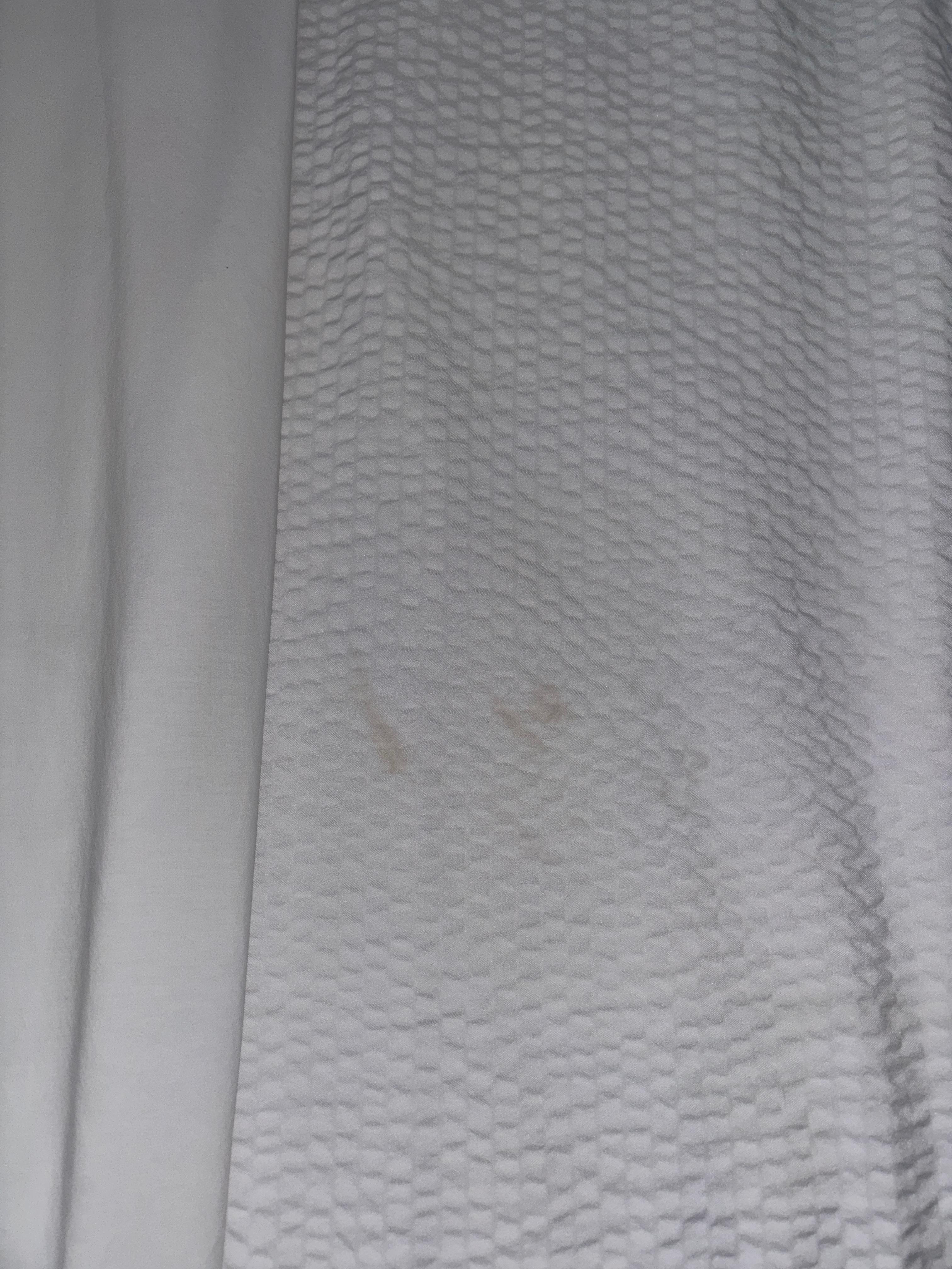 Dirt blotches on comforter