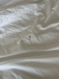 2 nd time still stained or not clean but spots like this all over the sheets and comforter