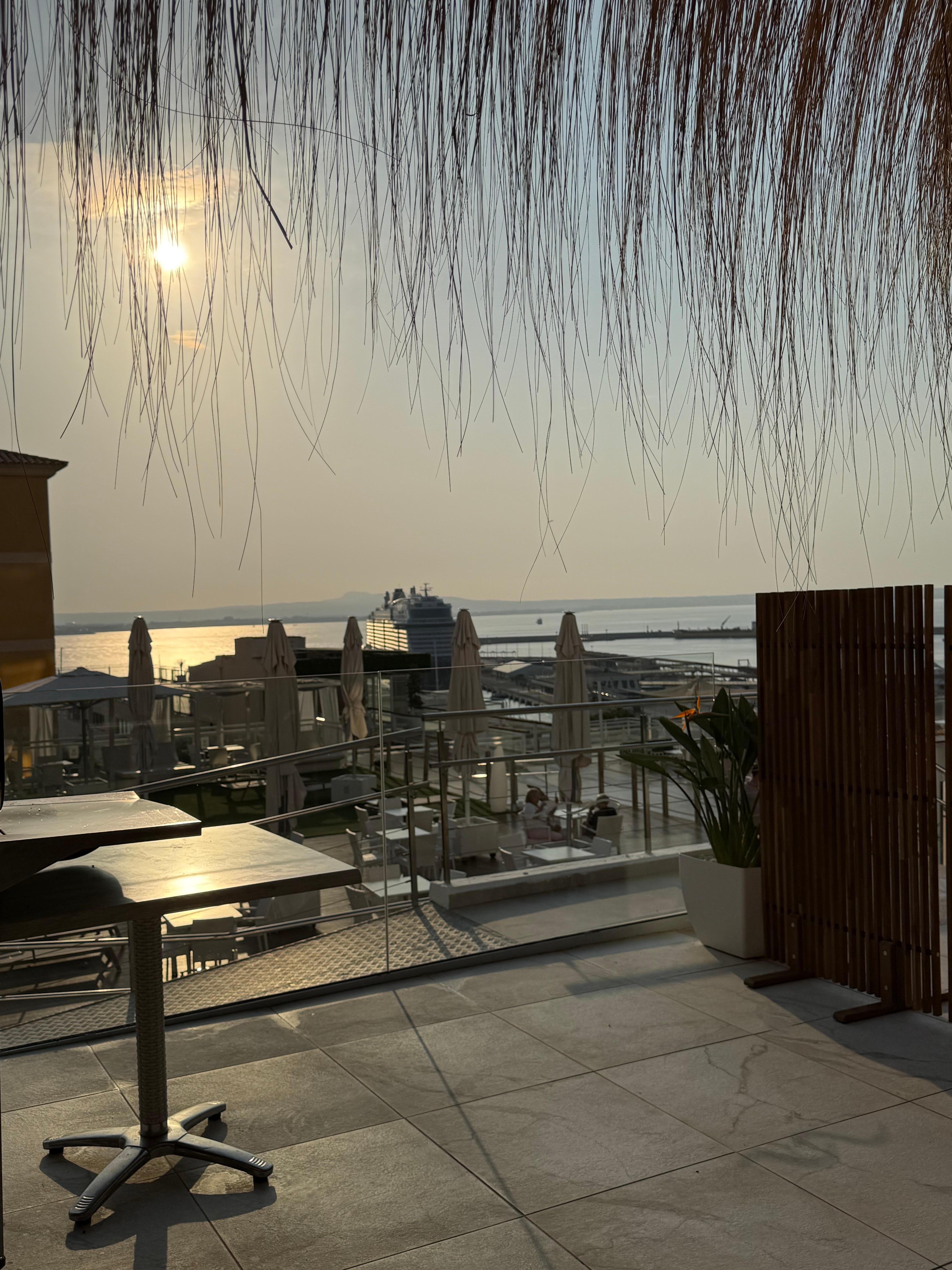 The wiew from the restaurant where we had our breakfast