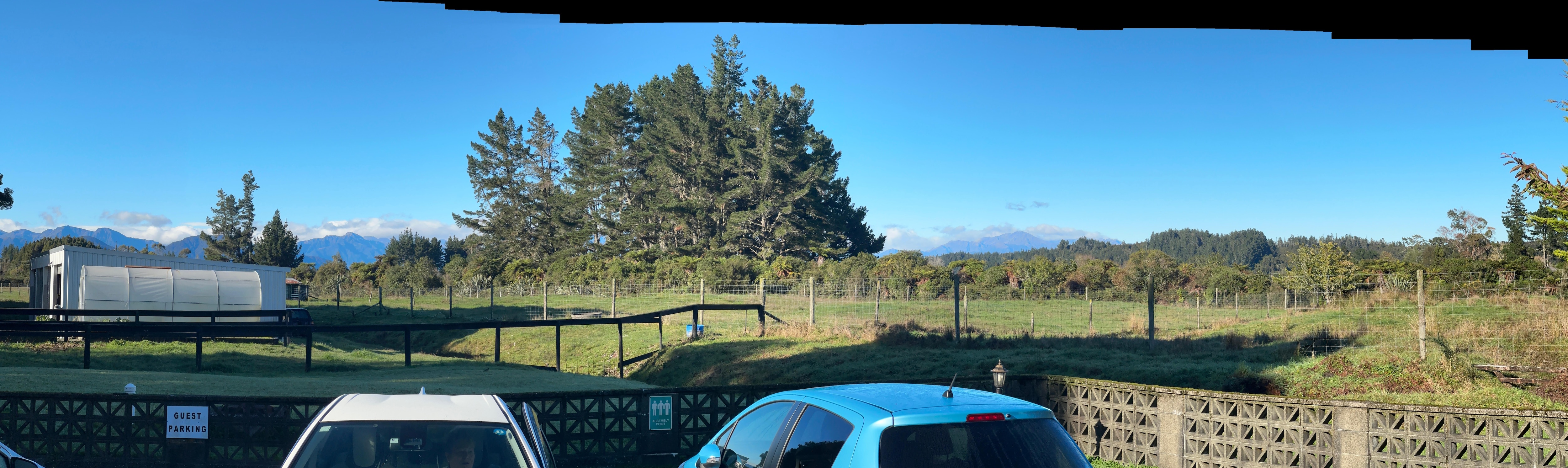 The view from the Lodge