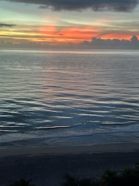 Sunrise from the balcony.