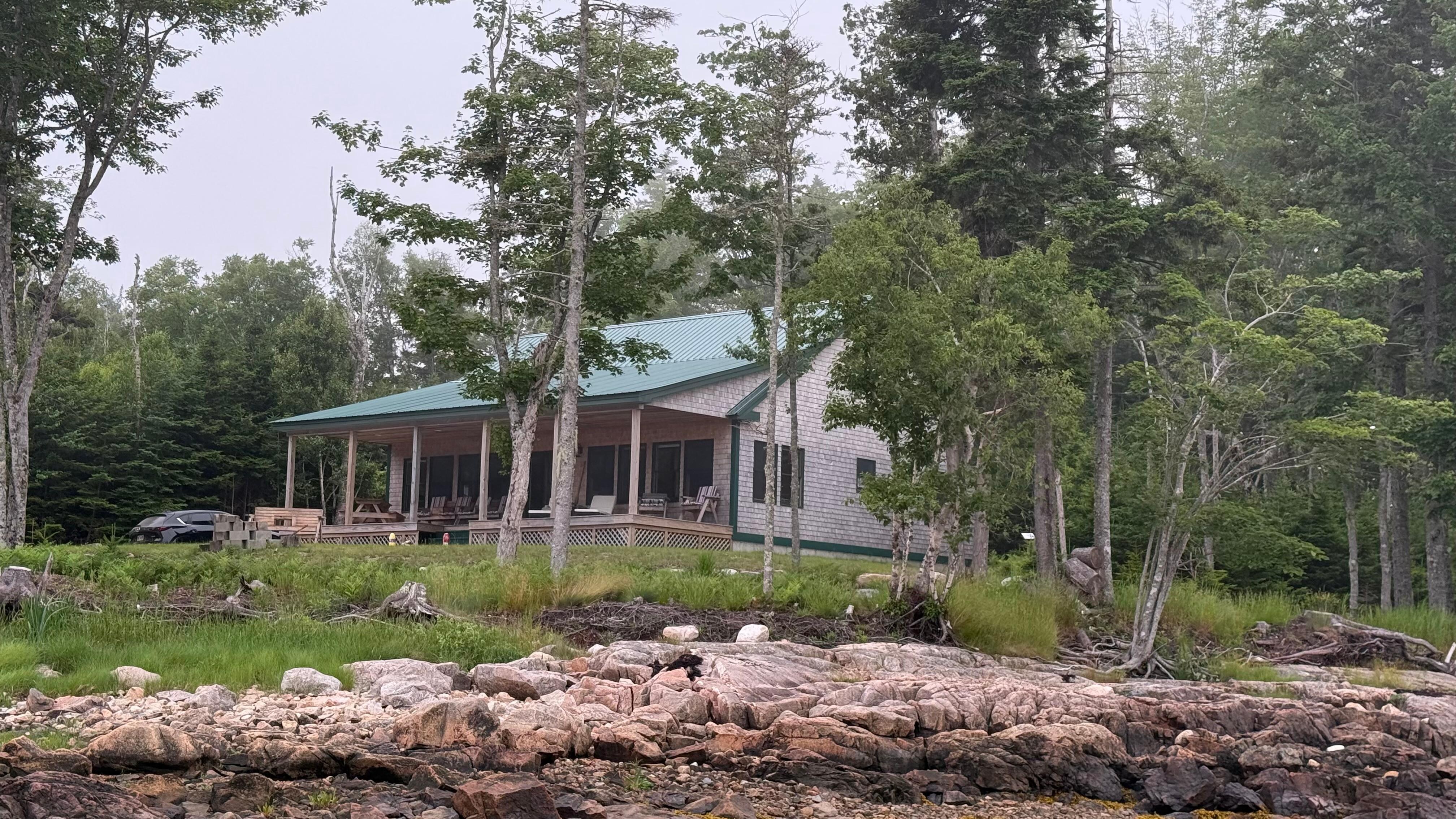 Cabin from the shore