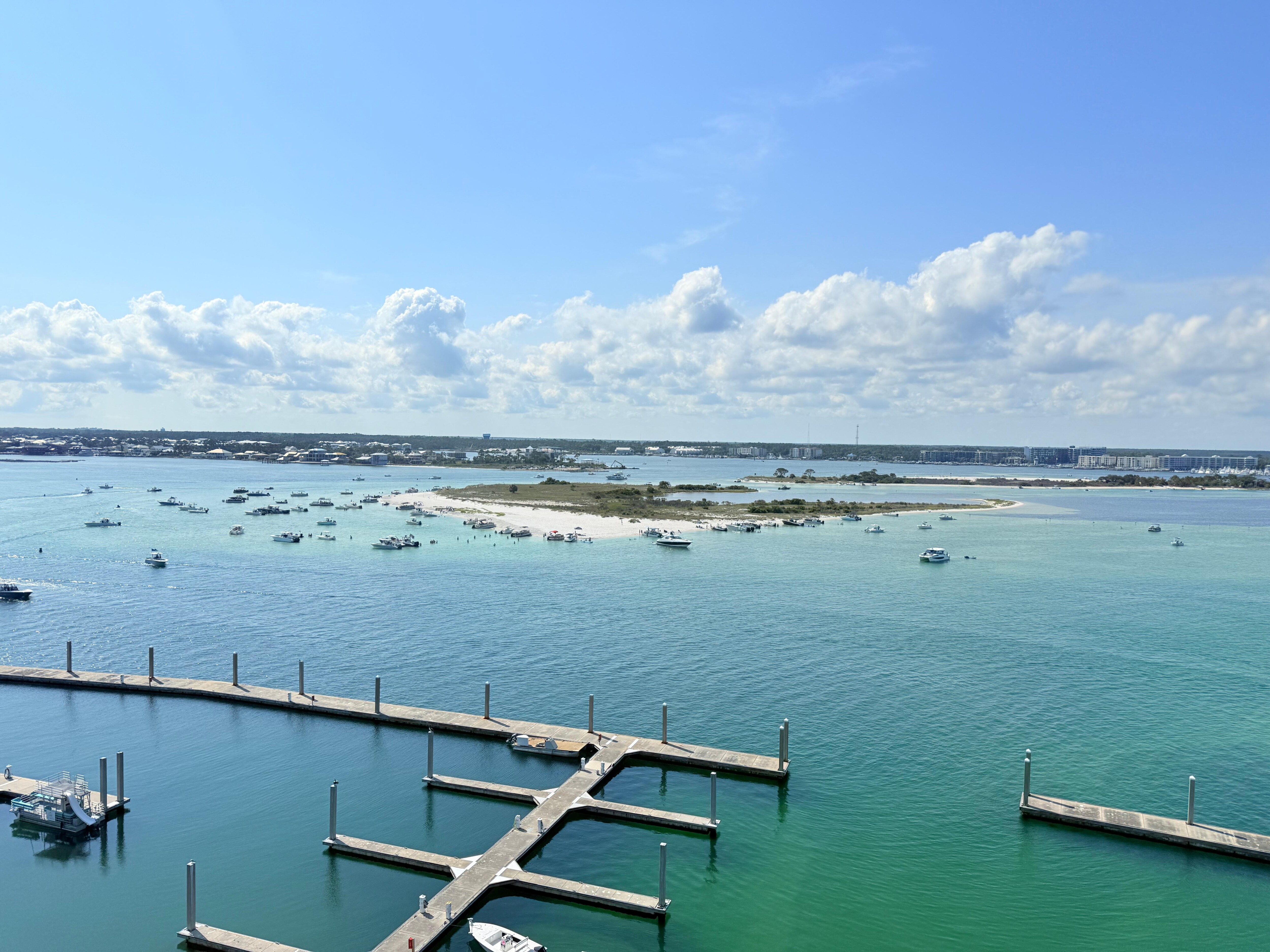 Initial view from the balcony