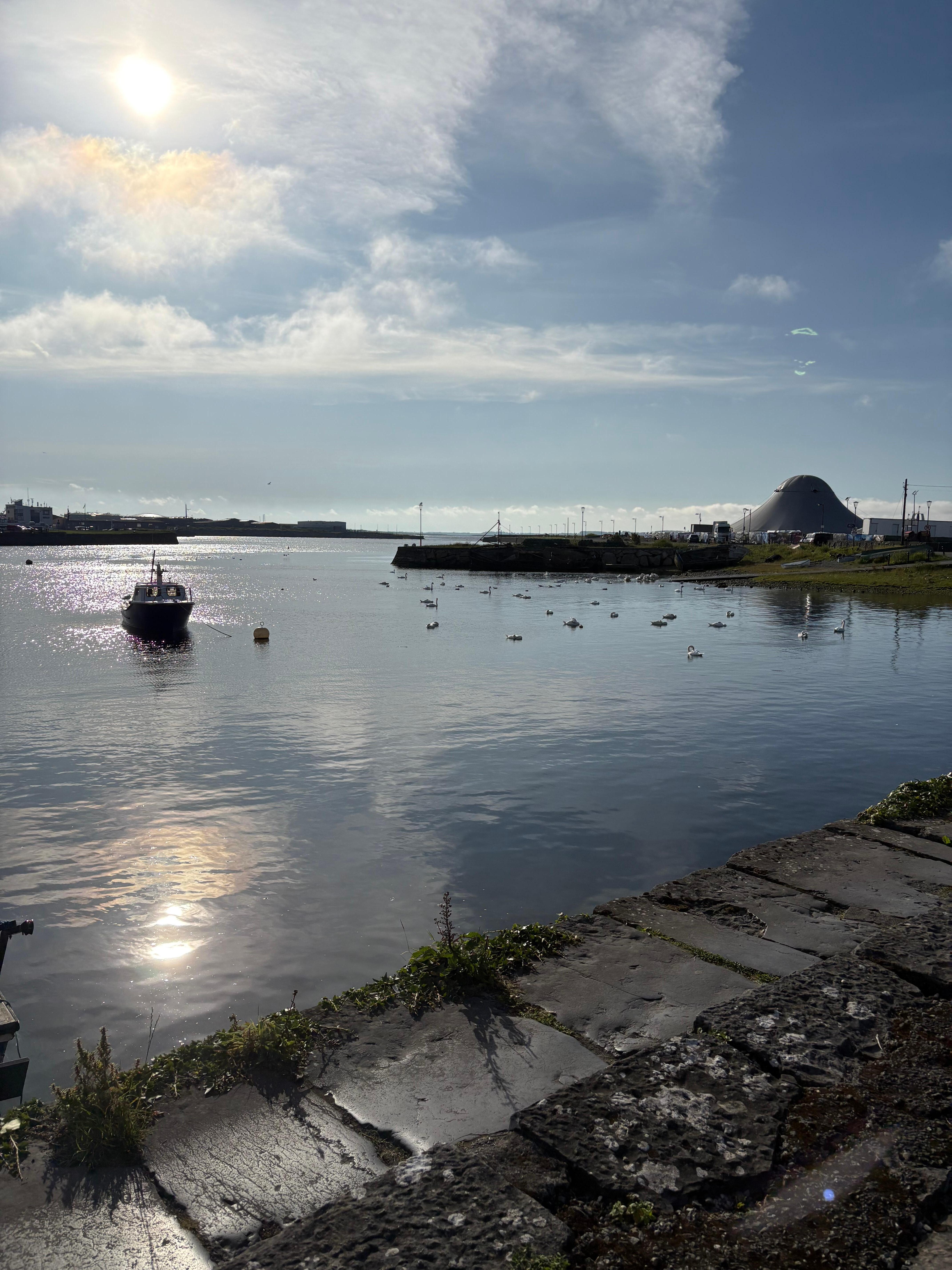 The beautiful seaside walkway. 