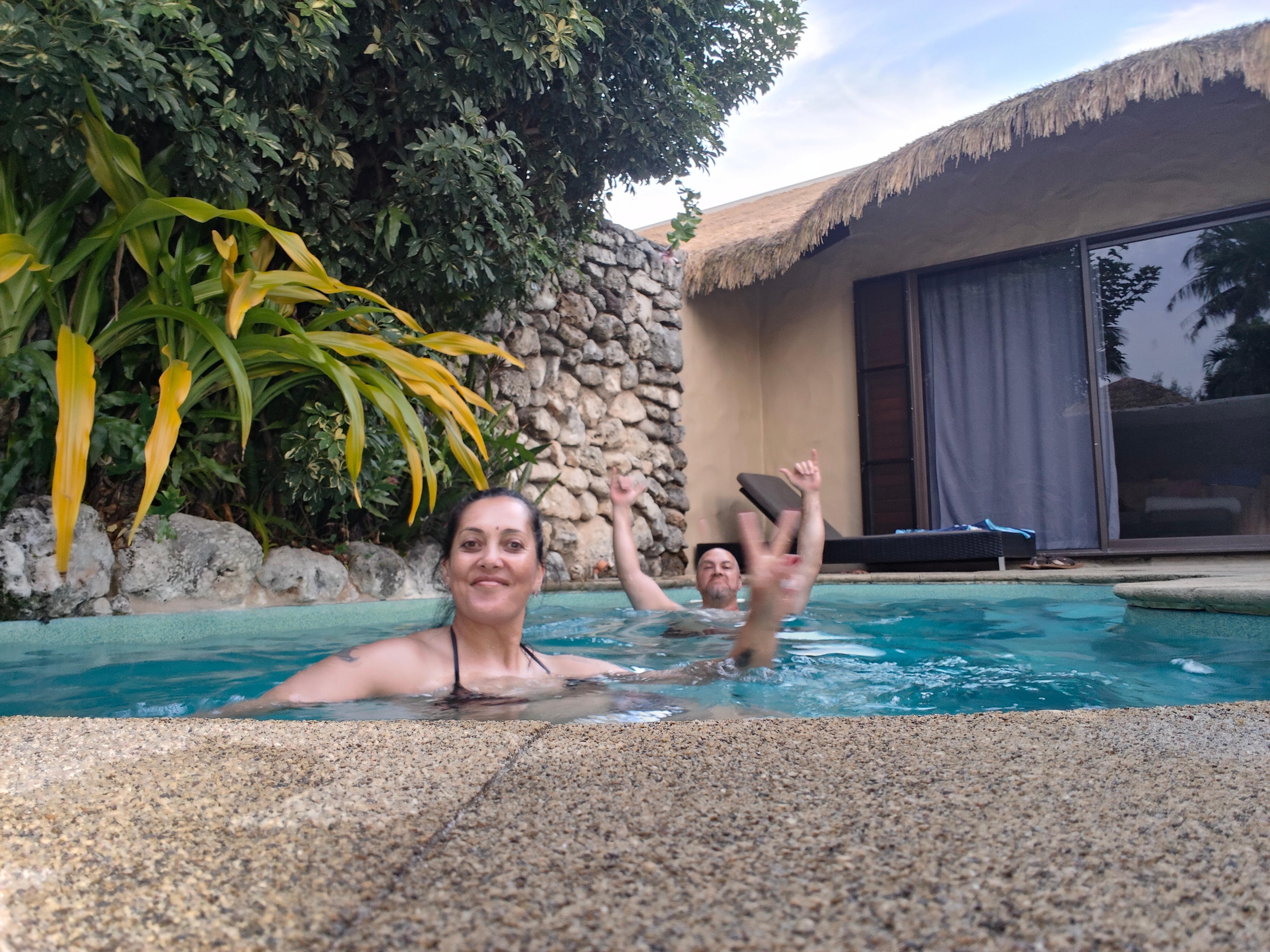 Having a room with a private pool was awesome!