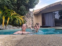 Having a room with a private pool was awesome!