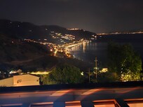 Night balcony view