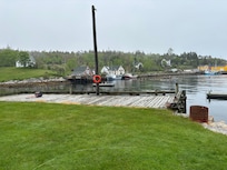 View from back yard when we left